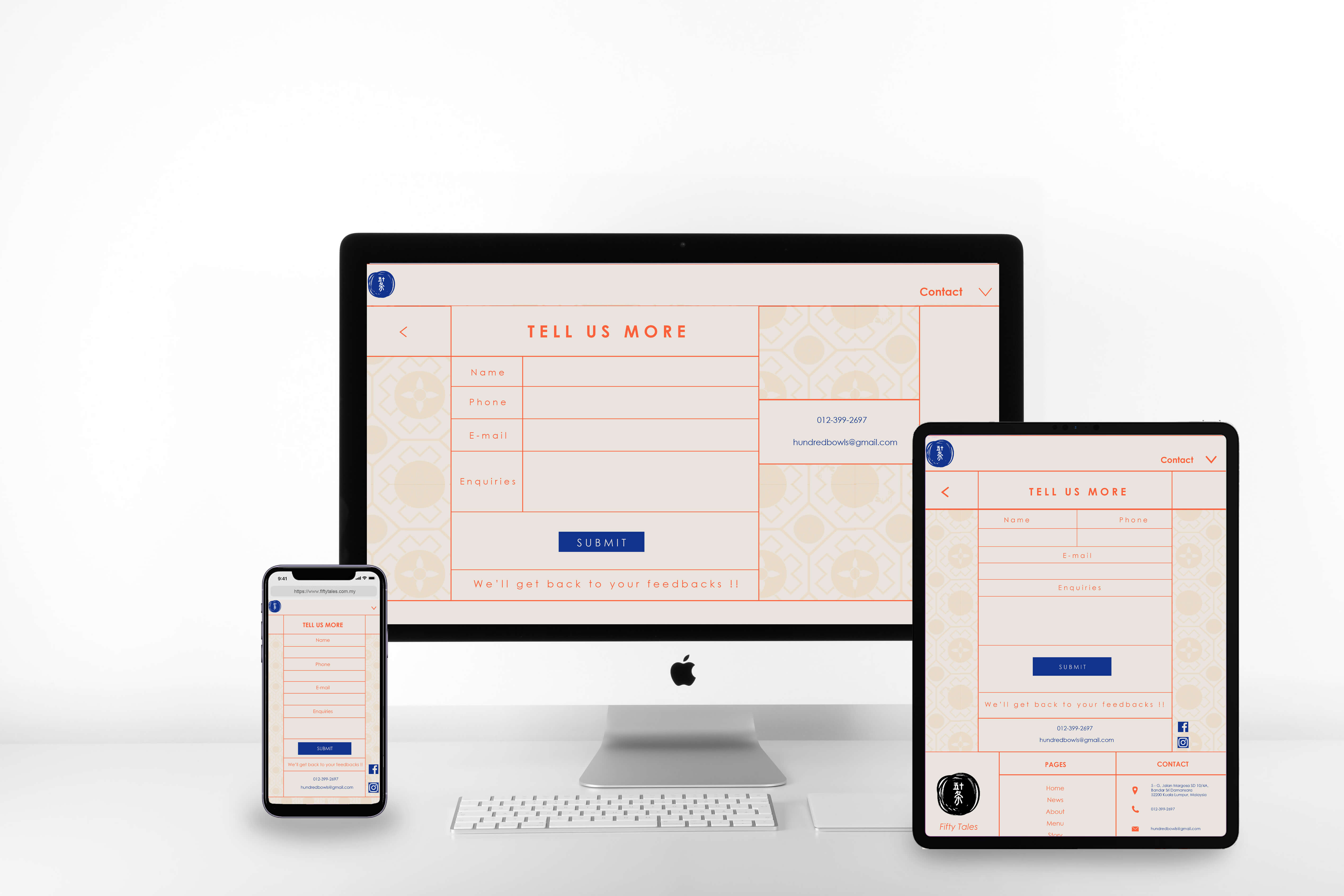 10 Contact page